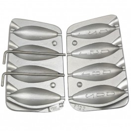 MOULE A PLOMBS DCA PERCE 120-150-180-200 GRS compatible grappin - MOU122 MOULE A PLOMBS DCA PERCE 120-150-180-200 GRS compatible grappin - MOU122