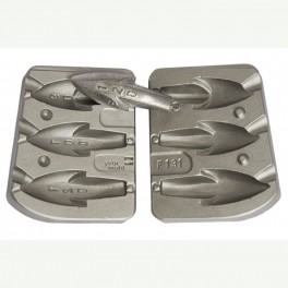 MOULE A PLOMBS TORPEDO 90 100 120 GRS A1 - MOU131 MOULE A PLOMBS TORPEDO 90 100 120 GRS A1 - MOU131