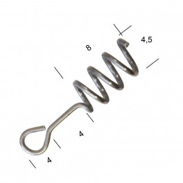 ATTACHE RESSORT R2 PAR 50 - MOU7216 - PM pour moules à plombs ATTACHE RESSORT R2 PAR 50 - MOU7216 - PM pour moules à plombs
