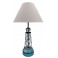 Lampe Balise Marine 230V - bois metal - Hauteur 53cm