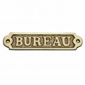 Plaque en laiton - BUREAU - 14,5x3,5cm