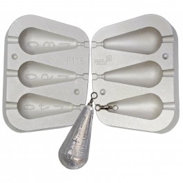 MOULE A PLOMBS POIRE 140-160-180GRS B6 - MOU118 MOULE A PLOMBS POIRE 140-160-180GRS B6 - MOU118