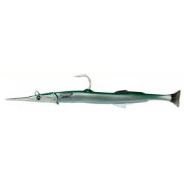 LEURRE SG 3D Needlefish Pulsetail 23cm 55g Green Needlefish