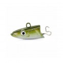 2 têtes plombées Deep 40g Kaki pour BLACK EEL 150 - FIIISH