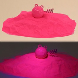 PLASTIFIANT PLOMB POUDRE - NEON UV-ROSE 80grs PLASTIFIANT PLOMB POUDRE - NEON UV-ROSE 80grs