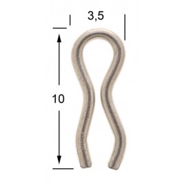 Attaches A0 par 100 - MOU7205 - pour moules à plombs Attaches A0 par 100 - MOU7205 - pour moules à plombs