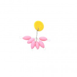 PERLES FLOTTANTES TRONIXPRO OVALES 11X5.6 MM LUMO ROSE