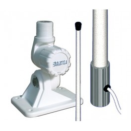 ANTENNE VHF 6DB 2M40 AVEC ROTULE PLASTIQUE ANTENNE VHF 6DB 2M40 AVEC ROTULE PLASTIQUE