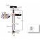 LOT DE 6 JOINTS POUR POMPE A VERS SLIM  P3K - ALVEY