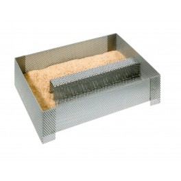 Bac serpentin Rectangle à sciure - Générateur fumée froide lente pour fumoir Bac serpentin Rectangle à sciure - Générateur fumée froide lente pour fumoir
