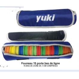 Trousse YUKI  à bas de ligne 15 ronds en mousse