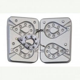 MOULE A PLOMBS MONTRE TROUEE GRIP 110-130 GRS A1 MOU003 MOULE A PLOMBS MONTRE TROUEE GRIP 110-130 GRS A1 MOU003