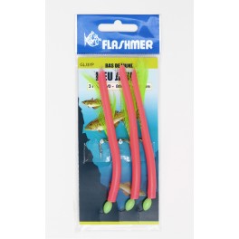 Bas de ligne LIEU JAUNE - 3 HAM 3/0 - ROSE/JAUNE FLASHMER Bas de ligne LIEU JAUNE - 3 HAM 3/0 - ROSE/JAUNE FLASHMER