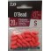 PERLE DAIWA FLOTTANTE OVALE SILICONE ROSE PHOSPHO 7x14mm -20pcs