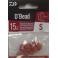 PERLE DAIWA FLOTTANTE OVALE SILICONE PHOSPHO PAILLETTE ROUGE 