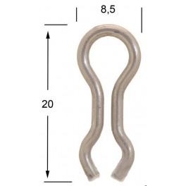 Attaches A2 par 100 - MOU7202 - pour moules à plombs Attaches A2 par 100 - MOU7202 - pour moules à plombs