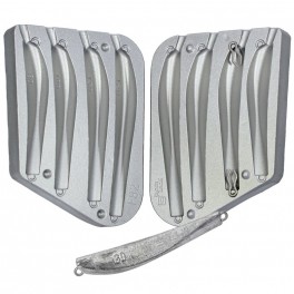 MOULE A PLOMBS CUILLERS BANANE 80-100-120-150GRS- MOU082 MOULE A PLOMBS CUILLERS BANANE 80-100-120-150GRS- MOU082