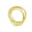TUBE CAOUTCHOUC A ANGUILLON 5x7MM 3 METRES BLANC