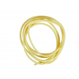 TUBE CAOUTCHOUC A ANGUILLON 5x7MM 3 METRES BLANC