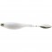 LEURRE HYPERLASTICS DARTSPIN PRO FOOTBALL JIG 4 1/2 WHITE GHOST - SILVER monté