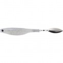 LEURRE HYPERLASTICS DARTSPIN 5 1/2 PEARLY SILVER -SILVER (3 3/4 + blade  3.5) no