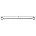 Lot attache tige bouclée INOX 100 mm par 50pcs -MOU7230-2