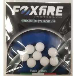 PERLE FOXFIRE RONDE 8,5mm BLANC sachet de 8