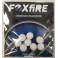 PERLE FOXFIRE RONDE 8,5mm BLANC sachet de 8