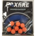 PERLE FOXFIRE RONDE 8,5mm ORANGE sachet de 8