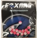 PERLE FOXFIRE OVALE 6,5mm BLANC/ROSE SACHET DE 8