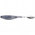 LEURRE HYPERLASTICS DARTSPIN 3 1/2 SMOKE BLUE - SILVER non monté