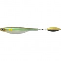 LEURRE HYPERLASTICS DARTSPIN PRO JIG HEAD 3 1/2 AYU - GOLD monté