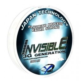 NYLON YUKI INVISIBLE TRANSPARENT 0.49 MM 28,85 kg - 300 MT NYLON YUKI INVISIBLE TRANSPARENT 0.49 MM 28,85 kg - 300 MT