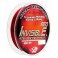 NYLON YUKI INVISIBLE RED-ROUGE 0.14MM 3,1 kg - 300 MT  ---ndd