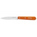 COUTEAU OFFICE NOGENT LAME LISSE MANCHE BOIS ORANGE