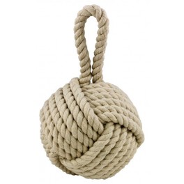 BOULE DE TOULINE BEIGE COTON 27X15X15CM