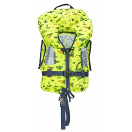 GILET DE SAUVETAGE ENFANT JAUNE DE 20 A 30 KG - 100N