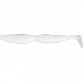 LEURRES MEGABASS SPINDLE WORM 5 SOLID WHITE sachet de 6