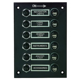 TABLEAU ELECTRIQUE ETANCHE 6 POSITIONS