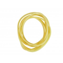 TUBE CAOUTCHOUC A ANGUILLON 5x7MM 3 METRES BLOND CREME SABLE