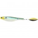 LEURRE HYPERLASTICS DARTSPIN PRO FOOTBALL JIG 4 1/2 SEE THROUGH GREENBACK GOLD