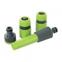 Kit lance arrosage avec raccords eau  - 5 pièces