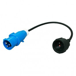 Adaptateur P17 Cable 50 cm- Prise CEE femelle - P17 male Adaptateur P17 Cable 50 cm- Prise CEE femelle - P17 male