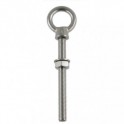 Piton à œil vis métrique INOX A4 M6 x 40mm 