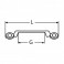 Pontet de sangle INOX A4 30x68mm (les 2)