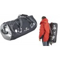 SAC ETANCHE VOYAGE 80L NOIR ET GRIS