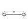 Lot attache tige bouclée INOX 55 mm par 50pcs - MOU7230-1
