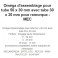 Oméga d'assemblage pour tube 50 x 30 mm avec tube 30 x 30 mm pour remorque - MEC