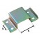 Oméga d'assemblage pour tube 80 x 40 mm avec tube 40 x 40 mm pour remorque - MEC