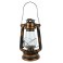 LAMPE TEMPETE A PETROLE H31CM - DIA. 14CM - FER COULEUR BRONZE